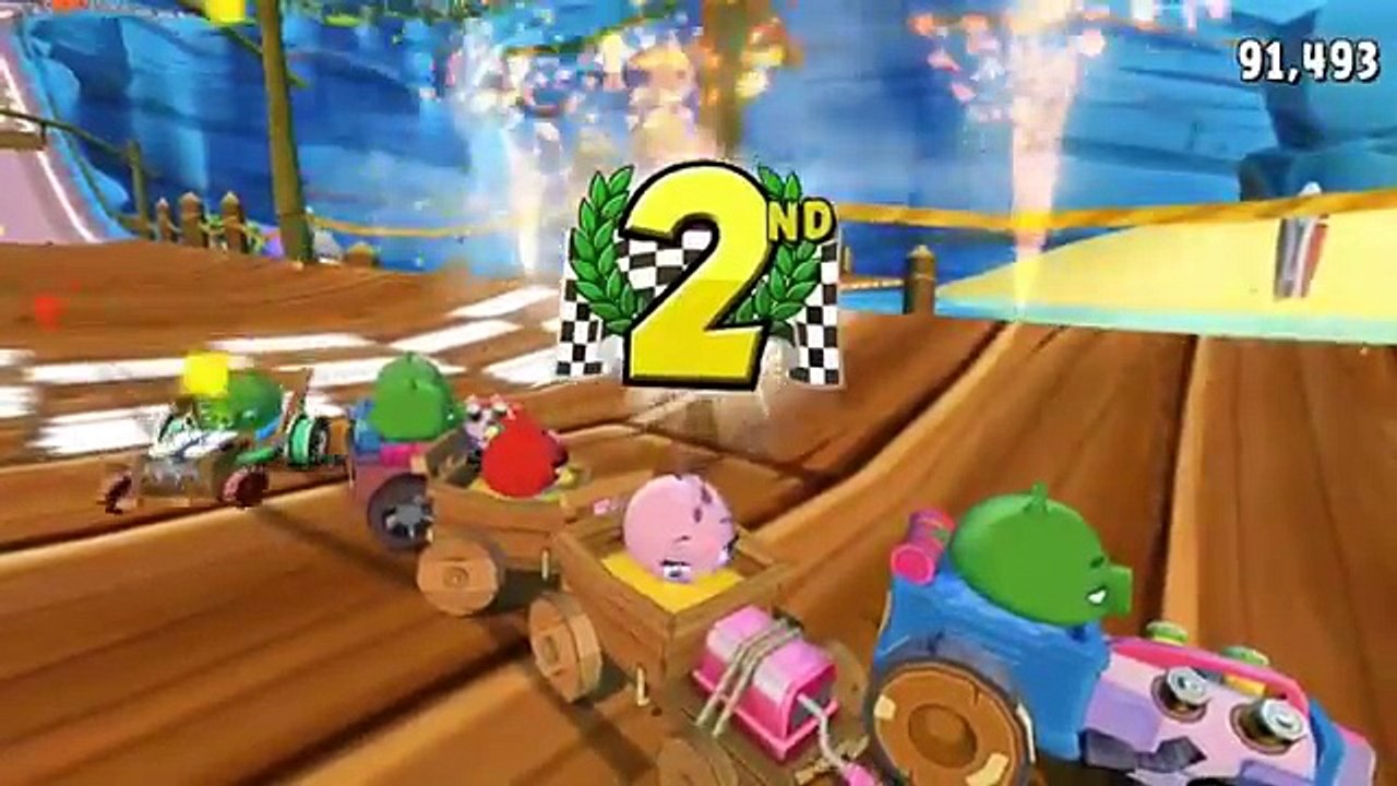 ANGRY BIRDS GO! Speedway Track 2: Gameplay Walkthrough Part 3