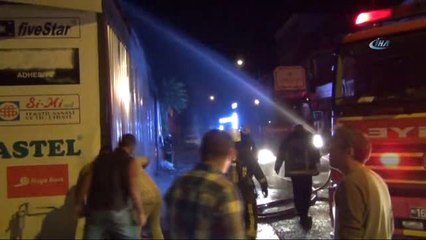 İnegöl'de Korkutan İş Yeri Yangını