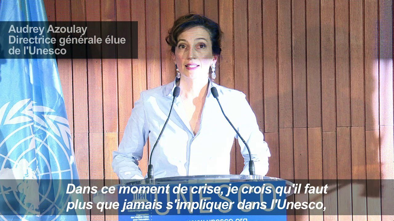 La Française Audrey Azoulay élue directrice générale de l'Unesco