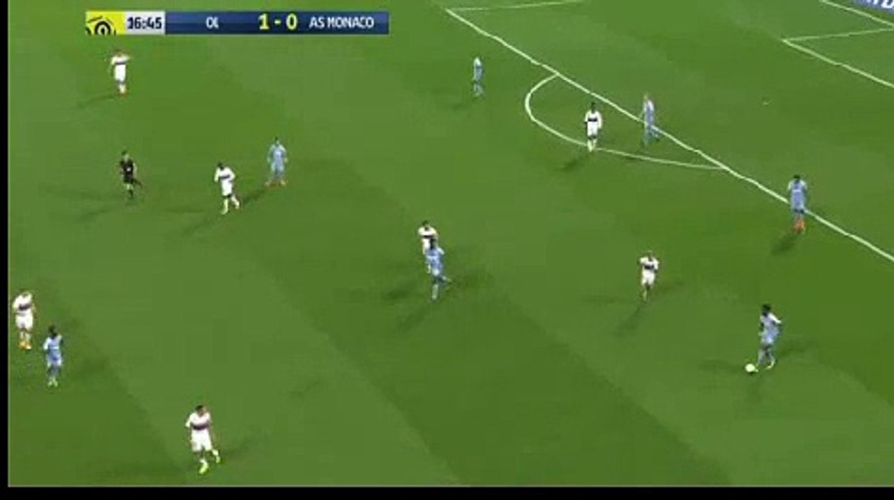 Lyon 1 - 1  Monaco  13/10/2017 Marcos Paulo Mesquita Lopes  Super  Goal 17' HD Full Screen .