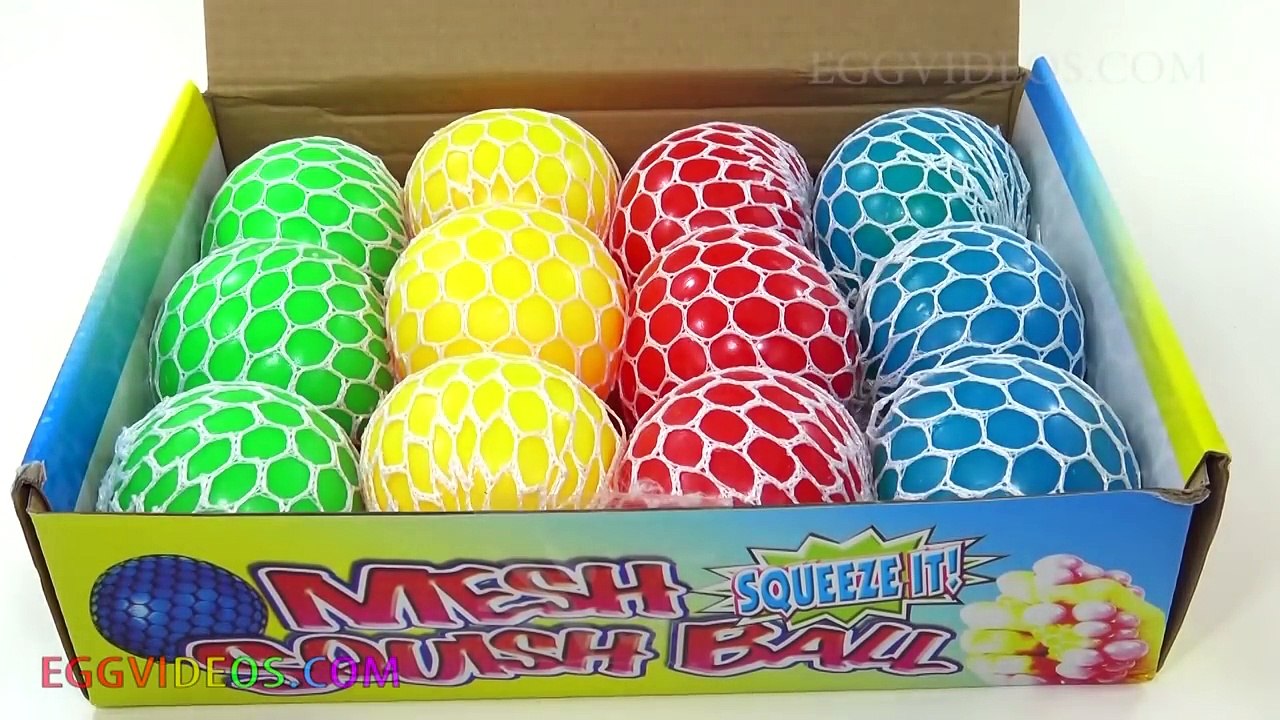 Foam Ice Cream Surprise Toys Peppa Pig Minions Learn Colors Squish Balls for Kids EggVideos.com