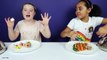 Giant Gummy Worm Candy Challenge VS Super Gross Real Food WARHEADS - Kids Re!