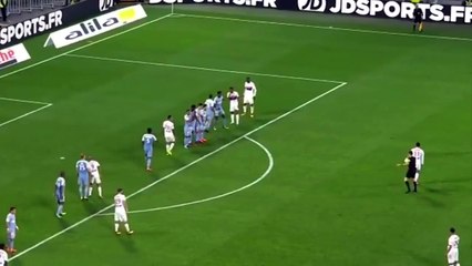 Lyon 3-2 Monaco - but Nabil Fékir sur coup-franc