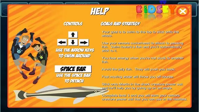 Wild Kratts Ride on Remora (Pbs Kids Games) Gameplay videos | Animated Cartoon 2017