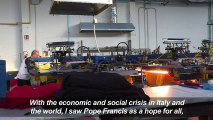 'Superpope' Francis T-shirts to help poor and needy