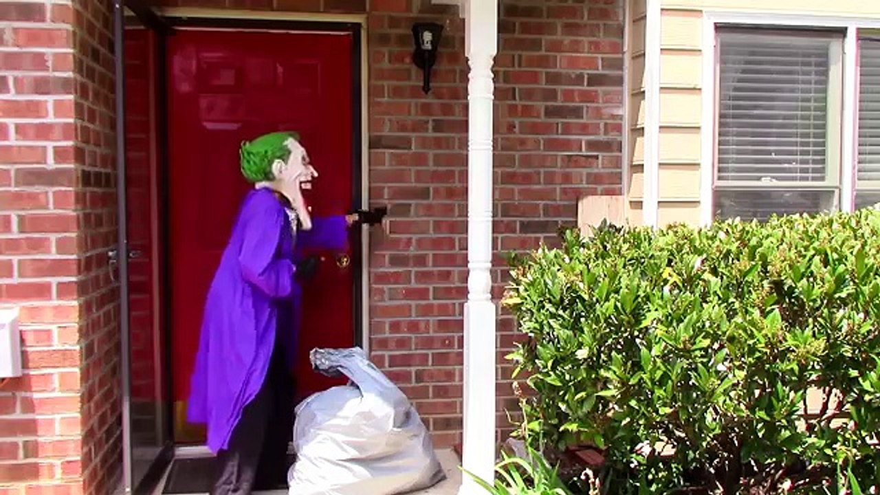 Mermaid Ariel takes a swim in the toilet w/ Pink Spidergirl, Joker, Spiderman, Spiderbaby and more!