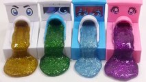 Colors Glitter Slime Japanese Toy DIY Learn Colors Slime Icecream
