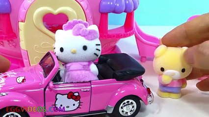 Hello Kitty House Toy Superhero Finger Family Song Nursery Rhymes Learn Colors for Kids Xylophone