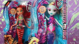 Monster High Mermaid | Great Scarrier Reef Frankie, Toralei, & Lagoona | Doll Reviews