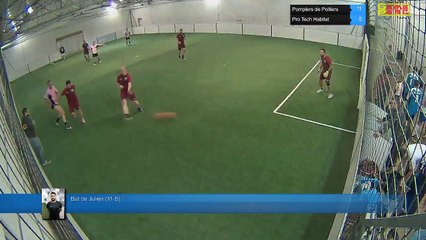 But de Julien (11-5) - Pompiers de Poitiers Vs Pro Tech Habitat - 12/10/17 19:00 - LIGUE 2