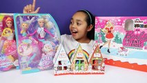 Barbie Christmas Advent Calendar - Barbie Toys - Kinder Surprise Eggs - Toys For Kids | Toys AndMe