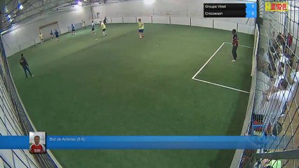 But de Antonio  (8-8) - Groupe Vinet Vs Crocowash - 12/10/17 20:00 - LIGUE 4 - Poitiers Game Parc