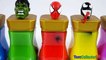 Learn Colors Superhero Bottles Finger Family Nursey Rhymes Disney Cars Play-Doh Ice Cream for Kids