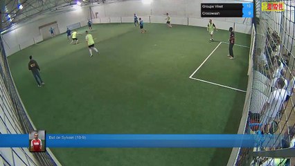 But de Sylvain (10-9) - Groupe Vinet Vs Crocowash - 12/10/17 20:00 - LIGUE 4 - Poitiers Game Parc