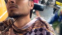 Perfect Shave (RAIN   ASMR)- Indian Street Barber Episode 4