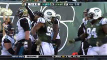 2015 - Jets Calvin Pace forces Jaguars Blake Bortles fumble, recovers it