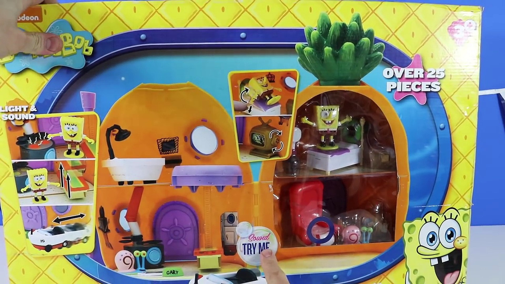 spongebob house playset