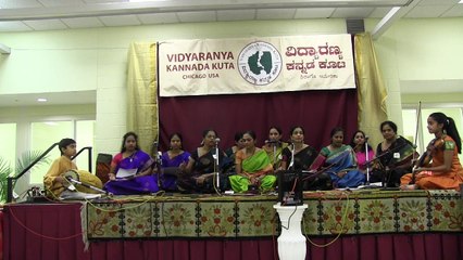 VIDYARANYA KANNADA KUTA: DASA DAY 2017: STUDENTS OF SHAILAJA IYER: "AMBIGA NAA NINNA NAMBIDE"