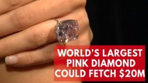 World's largest intense pink diamond could sell for more than $20m