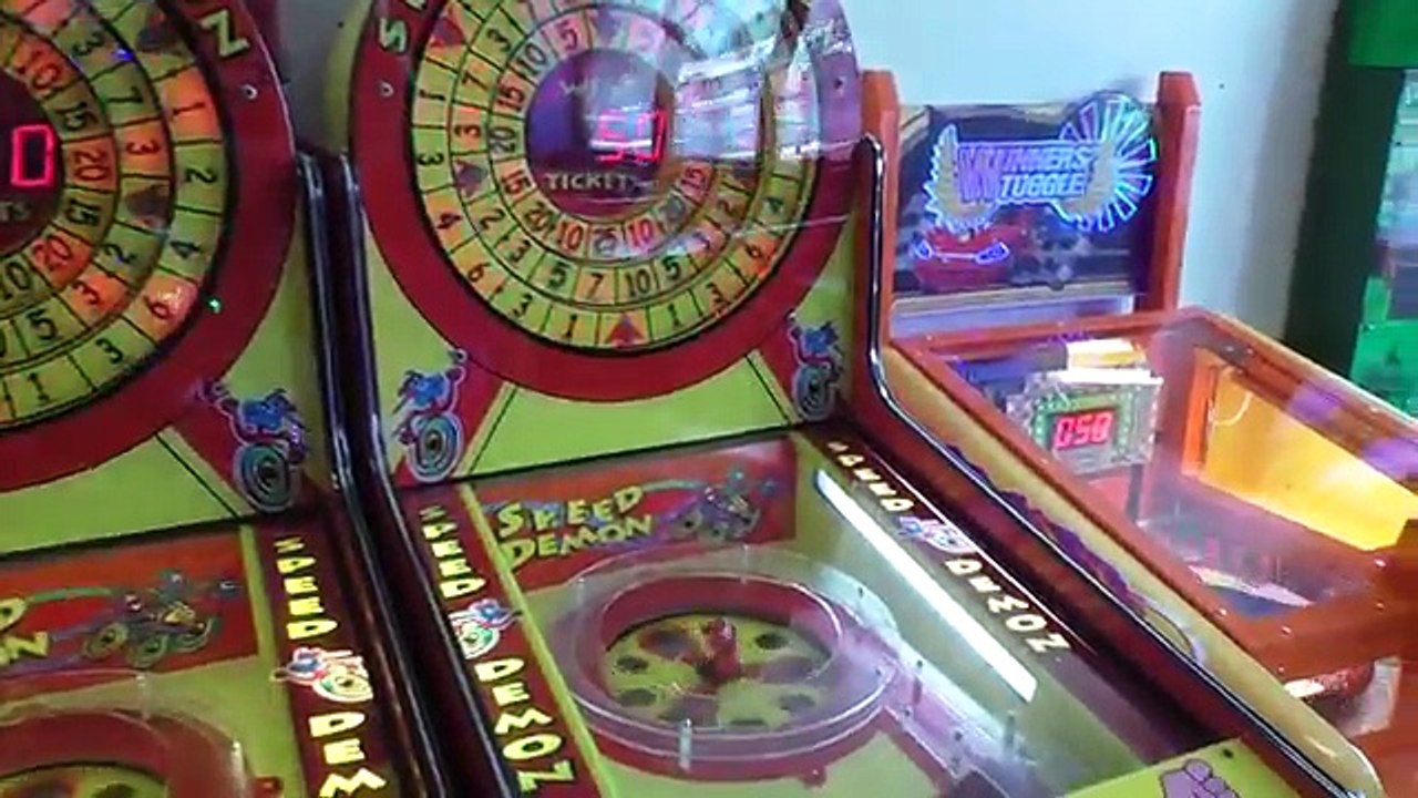 Arcade Games at Chuck E Cheeses