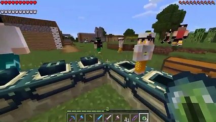 BoBoiBoy 5 Kuasa jadi Villager vs Ender Dragon | MAU ?? mcpe 1.0.16