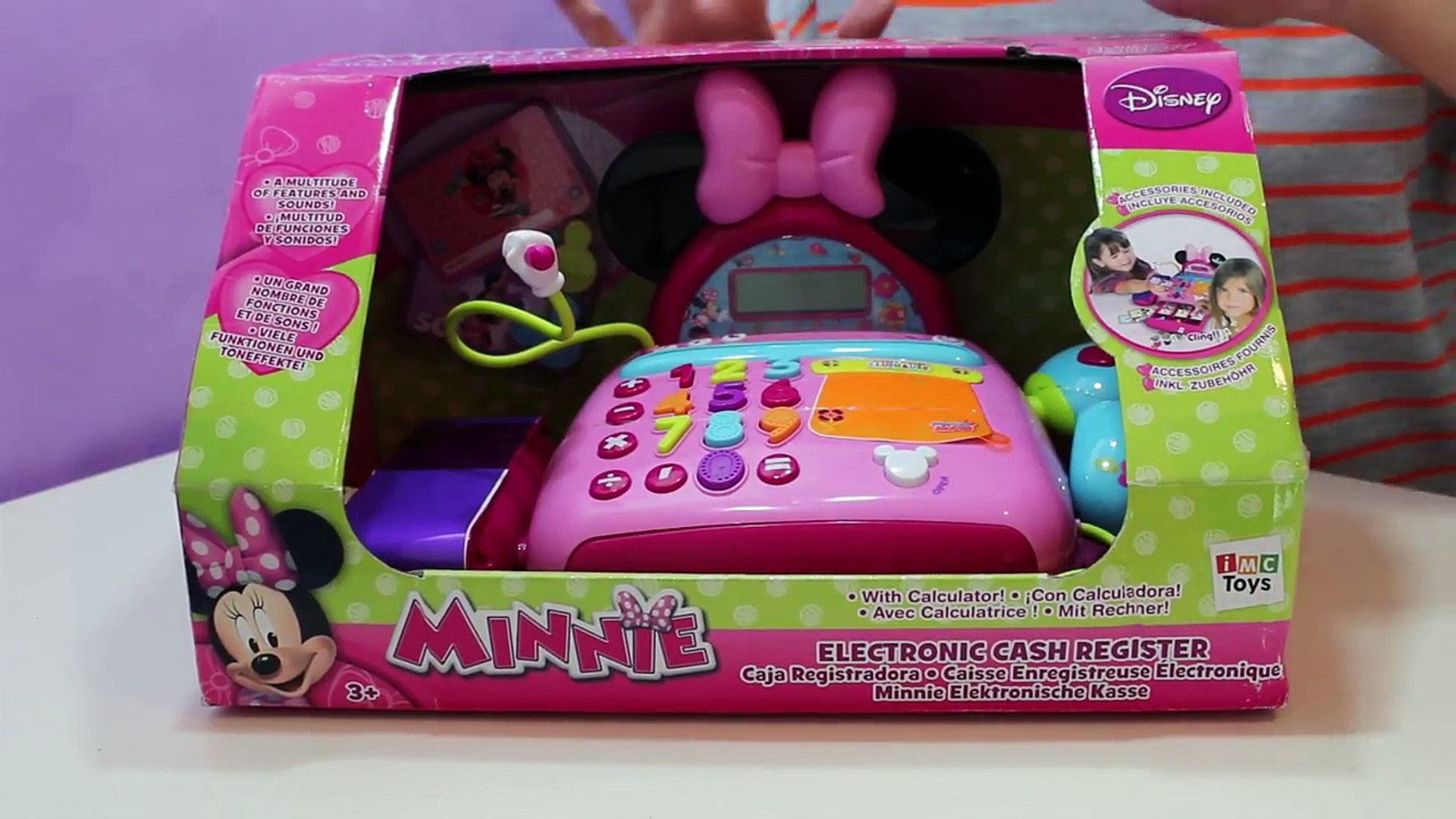 Caja Registradora Minnie Mouse - Electronic Cash Register (Mickey  ClubHouse) - video Dailymotion