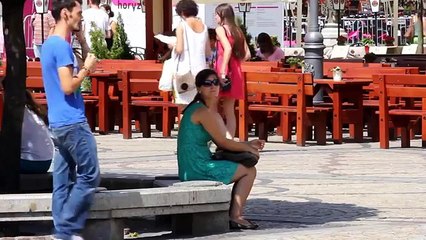 مقلب النوم في أحضان  الفتيات و كيف ستكون ردة فعلهم