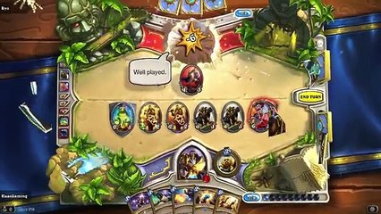 Hearthstone: LEEROY! (Divine Buffs vs Deathwing) [BETA]