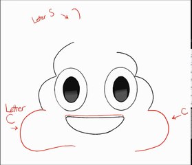 How to Draw Emojis - Poop Emoji, Pile of Poo