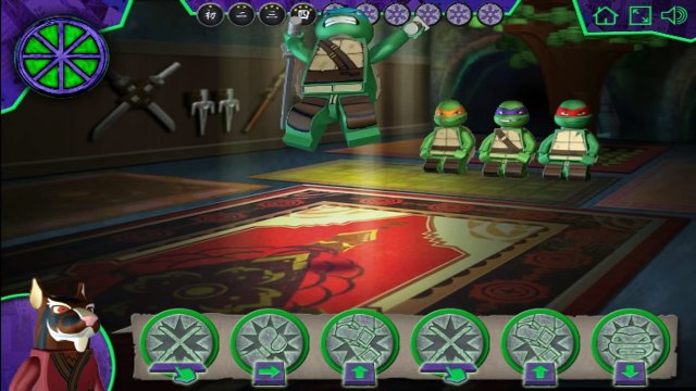 LEGO TEENAGE MUTANT NINJA TURTLES Full Episodes Games | TMNT - TRAINING AD (Nickelodeon Games)