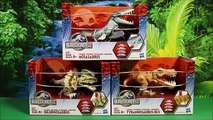 Jurassic World 3 Chompers Mosasaurus, T-Rex , Dilophosaurus Unboxing, Review By WD Toys