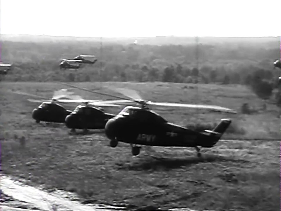 Army Aviation_ _Flying Soldiers_ ~ 1959; VZ-2 Tiltwing, Mohawk,, UH-1