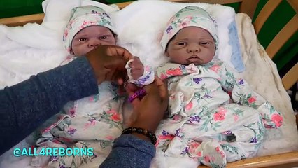 Silicone Babies NEWBORN TWINS DOCTOR CHECK UP Hospital Visit Shots Surprise Prank on Granny Fail!