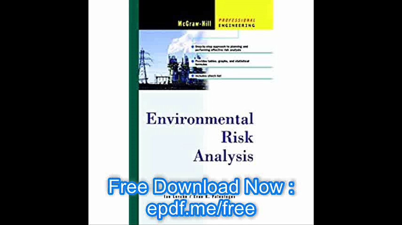 Environmental Risk Analysis (McGraw-Hill Professional Engineering)