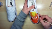 How I Draw Naruto Custom Painted Shoes | Simone Manenti
