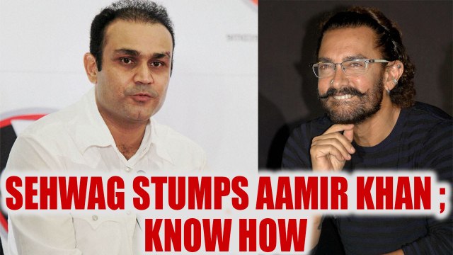 India vs Australia 3rd T20I : Virender Sehwag stumps Aamir khan in Cricket Quiz game| Oneindia News