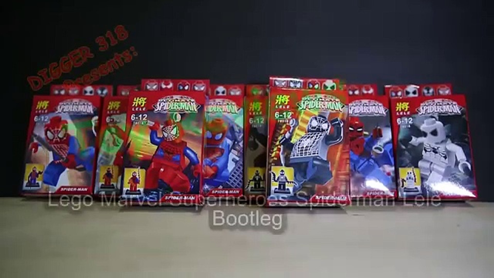 Lego Marvel Superheroes Spiderman Lele Bootleg Review