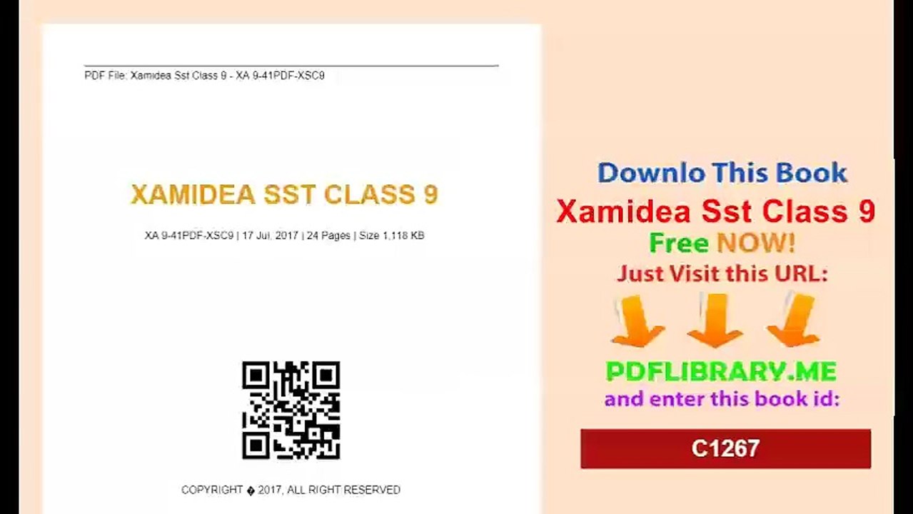 Xamidea Sst Class 9