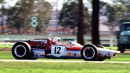 The very first time F5000's ran in Australia. Warwick Farm Motor Racing, 1969.