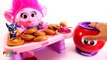 Learn Colors Videos for Kids: Trolls Poppy High Chair with Cookies and Milk With Paw Patrol Counting