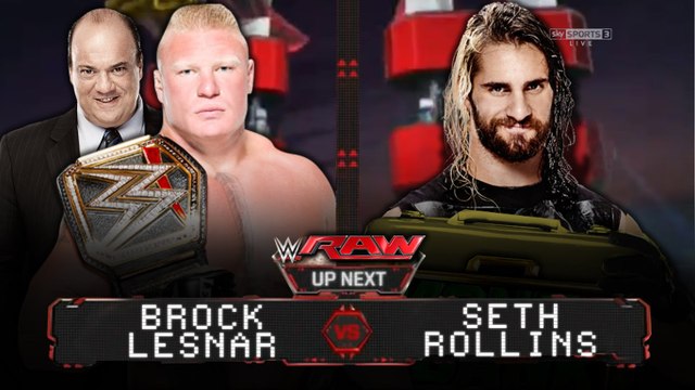 WWE 2K18 Dream Match Seth Rollins vs. Brock Lesnar 2017