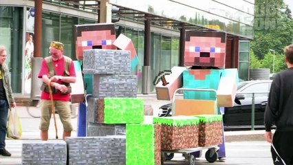 Minecraft In Real Life Pranks! - Part 4
