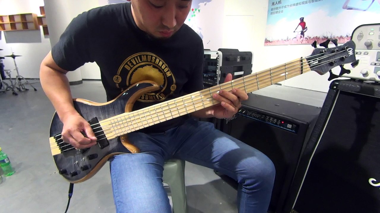 Custom Built Fanned Frets Bass - Custom Guitar Atelier Review