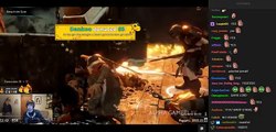 Sodapoppin res to Middle-earth: Shadow of War Gameplay Trailer w/ chat reion