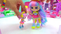 Full Set of 6 Shoppies Mini Dolls with Exclusive Happy Places Shopkins - Toys