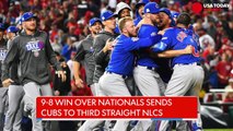 Cubs finish Nats in wild thriller to reach NLCS