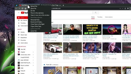Firefox Photon 57.0a1 with GTK 3.0 Client Side Decorations on GNOME 3.26-u51_55vjTD0