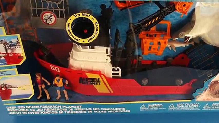 deep sea shark research playset
