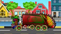 Garbage Truck Videos For Children | Good Vs Evil | Cartoons Videos For Kids | Learning Vehicles
