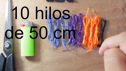 como hacer unos aros macrame en forma de rombo Es.PandaHall.com